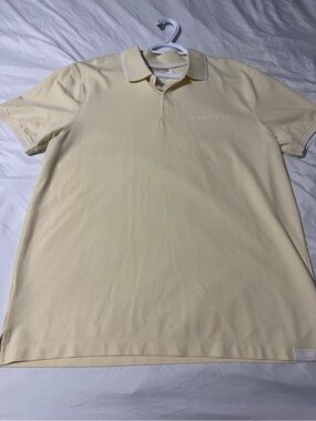 Kenneth Cole Men's Yellow Polo Shirt
